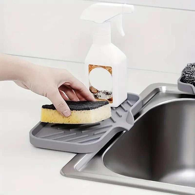 Kitchenista™CleanEdge-silicone sink organizer